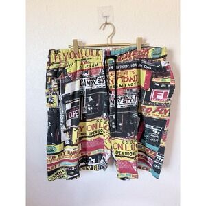 Born Fly Street Style Graphic Sweat Shorts Mens 3XL Stretch Pockets